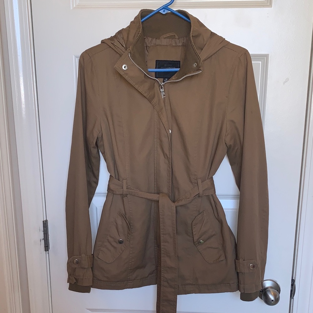 Miss London Brown Utility Jacket